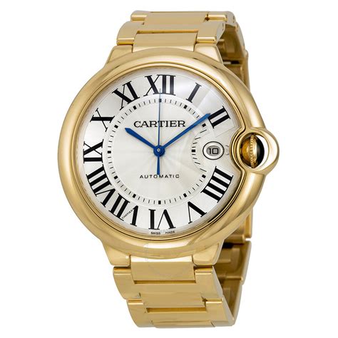 cartier watch gold and silver|cartier 18k gold watch price.